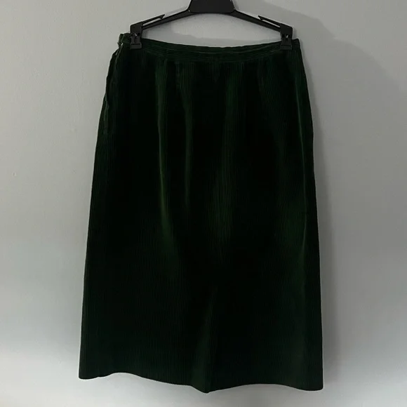 Vintage 60s/70s Mr. Lee California Separates forest green corduroy set - Picture 15 of 15